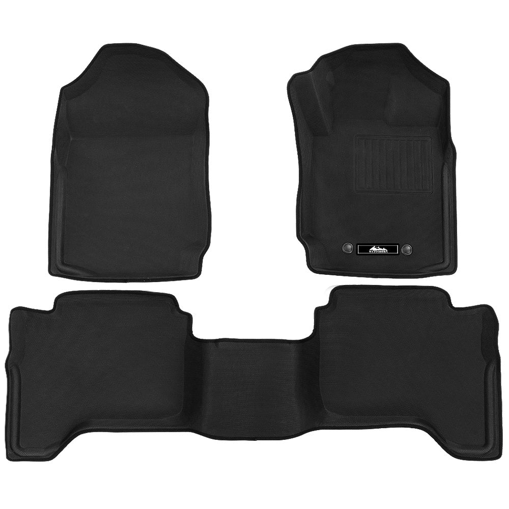 Car Floor Mats Rubber Compatible for Mazda BT50 Dual Crew Cab - Auto Accessories > Auto Accessories Others > Automotive Decor - Rivercity House & Home Co. (ABN 18 642 972 209) - Affordable Modern Furniture Australia