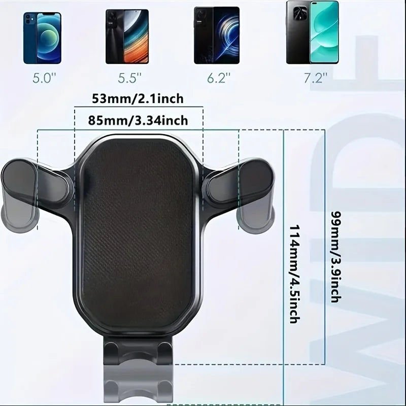 Car Phone Holder Air Vent Clip GPS Stand - Electronics > Mobile Accessories > Car Mounts - Rivercity House & Home Co. (ABN 18 642 972 209) - Affordable Modern Furniture Australia