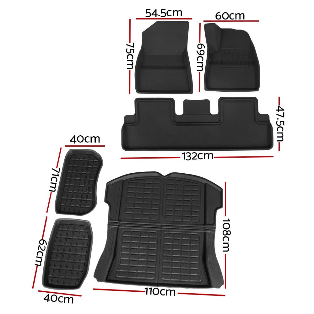 Car Rubber Floor Mats for Tesla Model 3 Trunk Toolbox Cargo Mat Carpet - Auto Accessories > Auto Accessories Others > Automotive Decor - Rivercity House & Home Co. (ABN 18 642 972 209) - Affordable Modern Furniture Australia