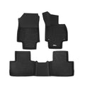 Car Rubber Floor Mats Front and Rear for Toyota RAV4 2019-2022 - Black