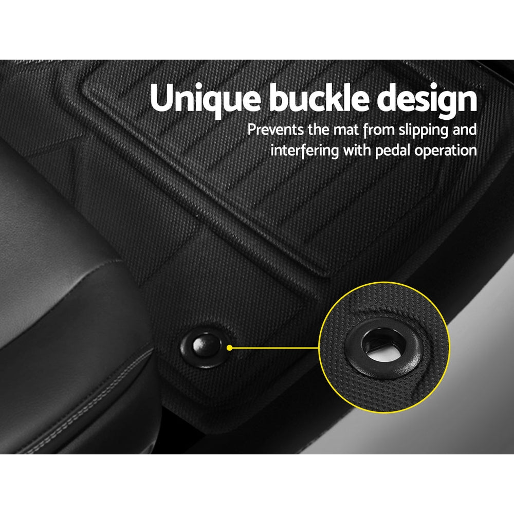 Car Rubber Floor Mats Front And Rear Compatible For Toyota RAV4 2019 - 2022 - Auto Accessories > Auto Accessories Others > Automotive Decor - Rivercity House & Home Co. (ABN 18 642 972 209) - Affordable Modern Furniture Australia