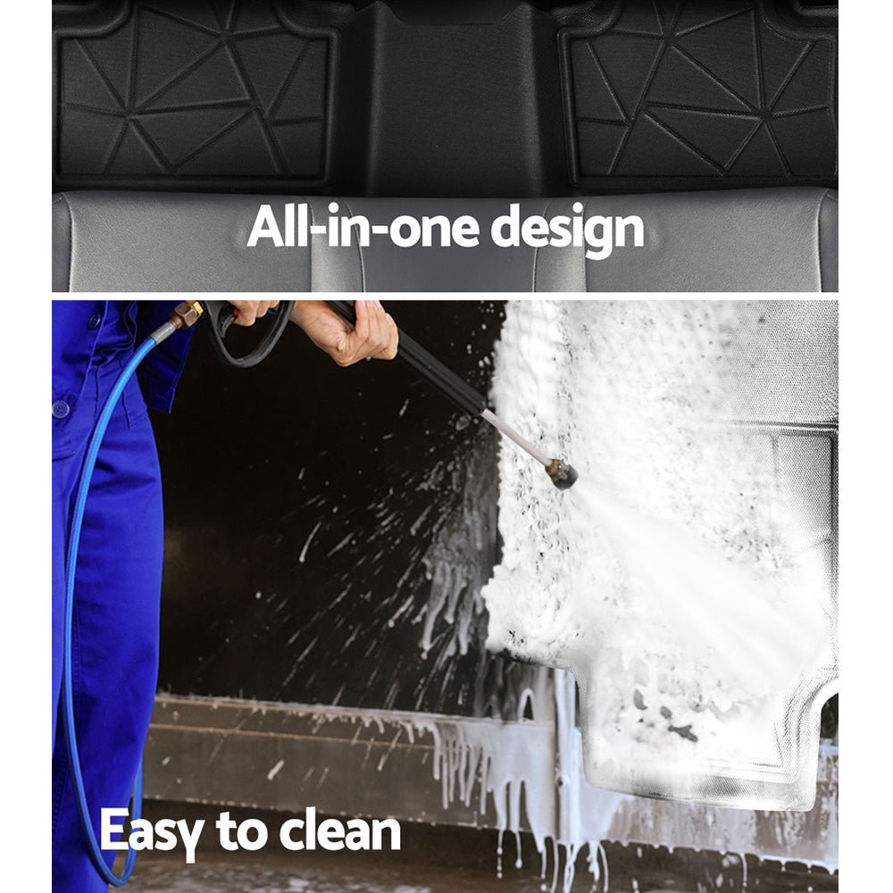 Car Rubber Floor Mats Front And Rear Compatible For Toyota RAV4 2019 - 2022 - Auto Accessories > Auto Accessories Others > Automotive Decor - Rivercity House & Home Co. (ABN 18 642 972 209) - Affordable Modern Furniture Australia