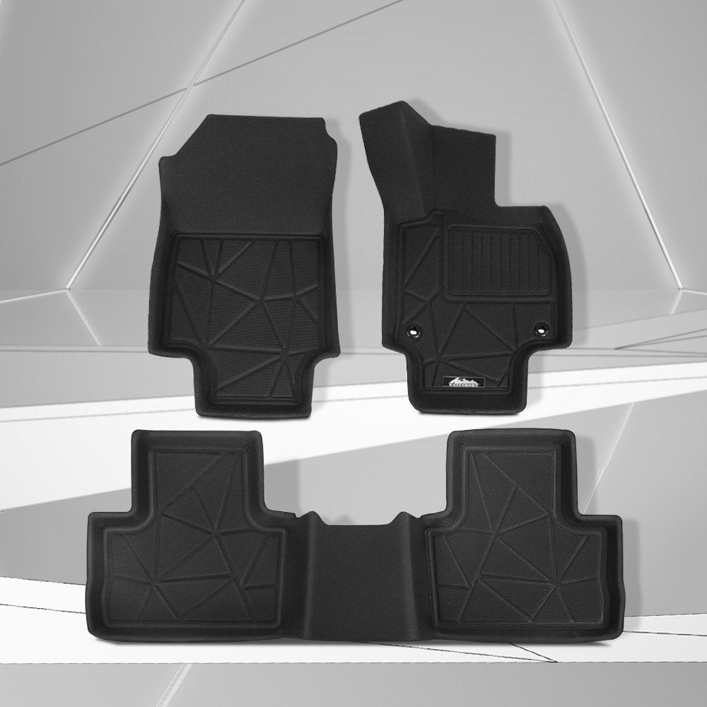 Car Rubber Floor Mats Front And Rear Compatible For Toyota RAV4 2019 - 2022 - Auto Accessories > Auto Accessories Others > Automotive Decor - Rivercity House & Home Co. (ABN 18 642 972 209) - Affordable Modern Furniture Australia