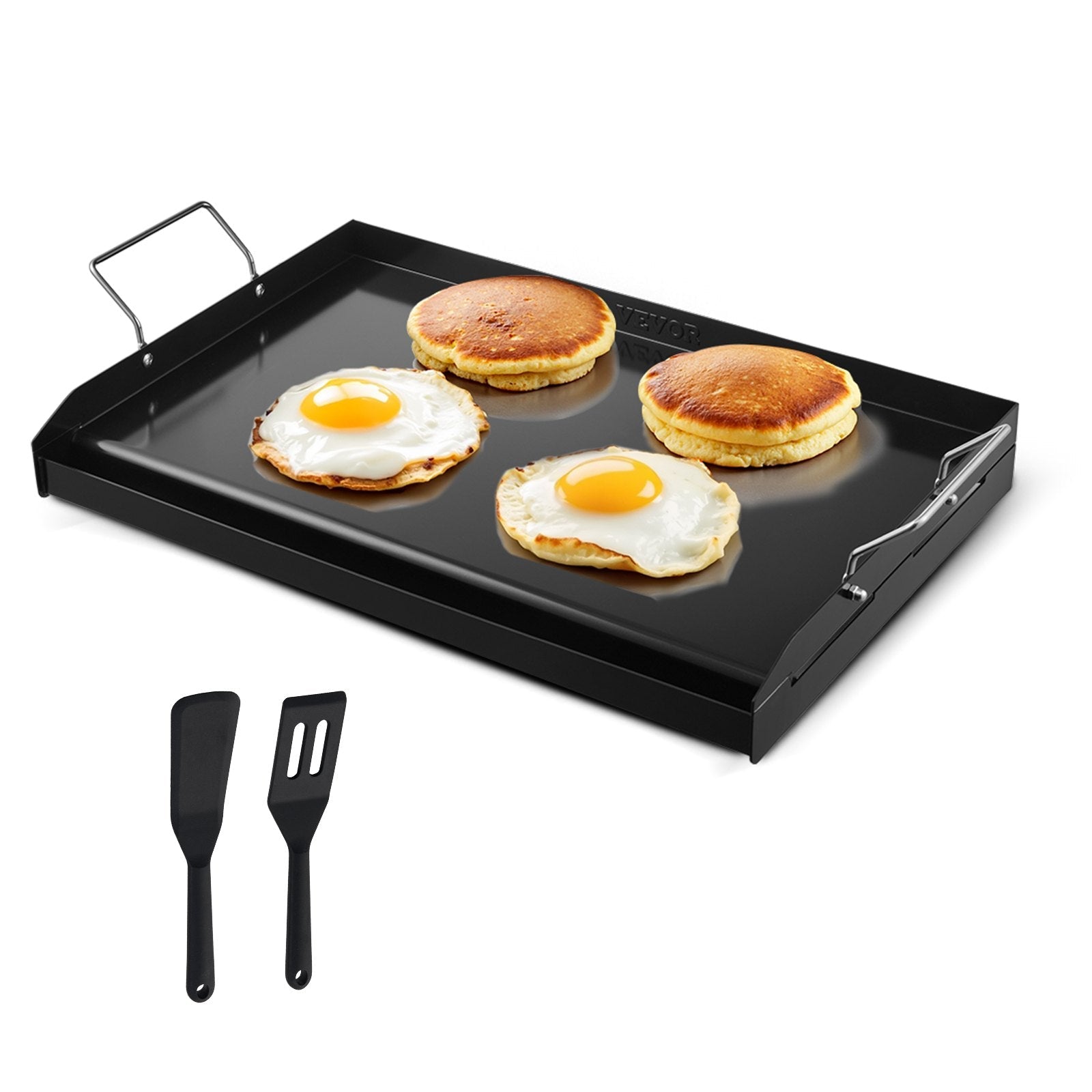 Carbon Steel Griddle, 24x16 inch Universal Flat Top Rectangular Plate, Gas Grill Griddle for BBQ Grill, Teppanyaki, Portable Family Cookware with Handle, for Camping Tailgating Party - Outdoor Recreation > Boating > Paddles & Oars - Rivercity House & Home Co. (ABN 18 642 972 209) - Affordable Modern Furniture Australia