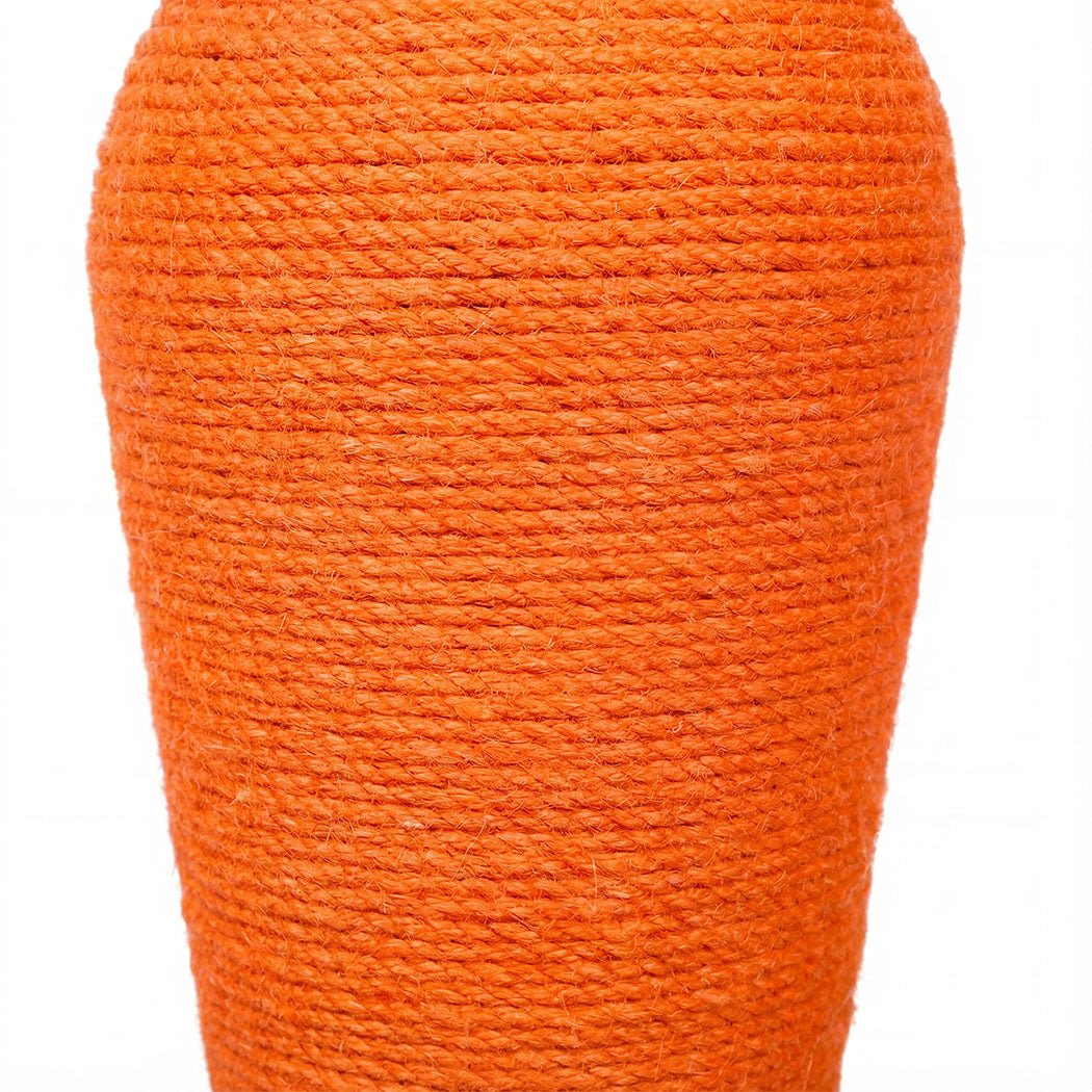 Carrot Cat Scratching Post with Plush Ball Toy - Orange Green - Rivercity House & Home Co. (ABN 18 642 972 209) - Affordable Modern Furniture Australia