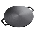 Cast Iron Dosa Tawa Pan 38CM - Black