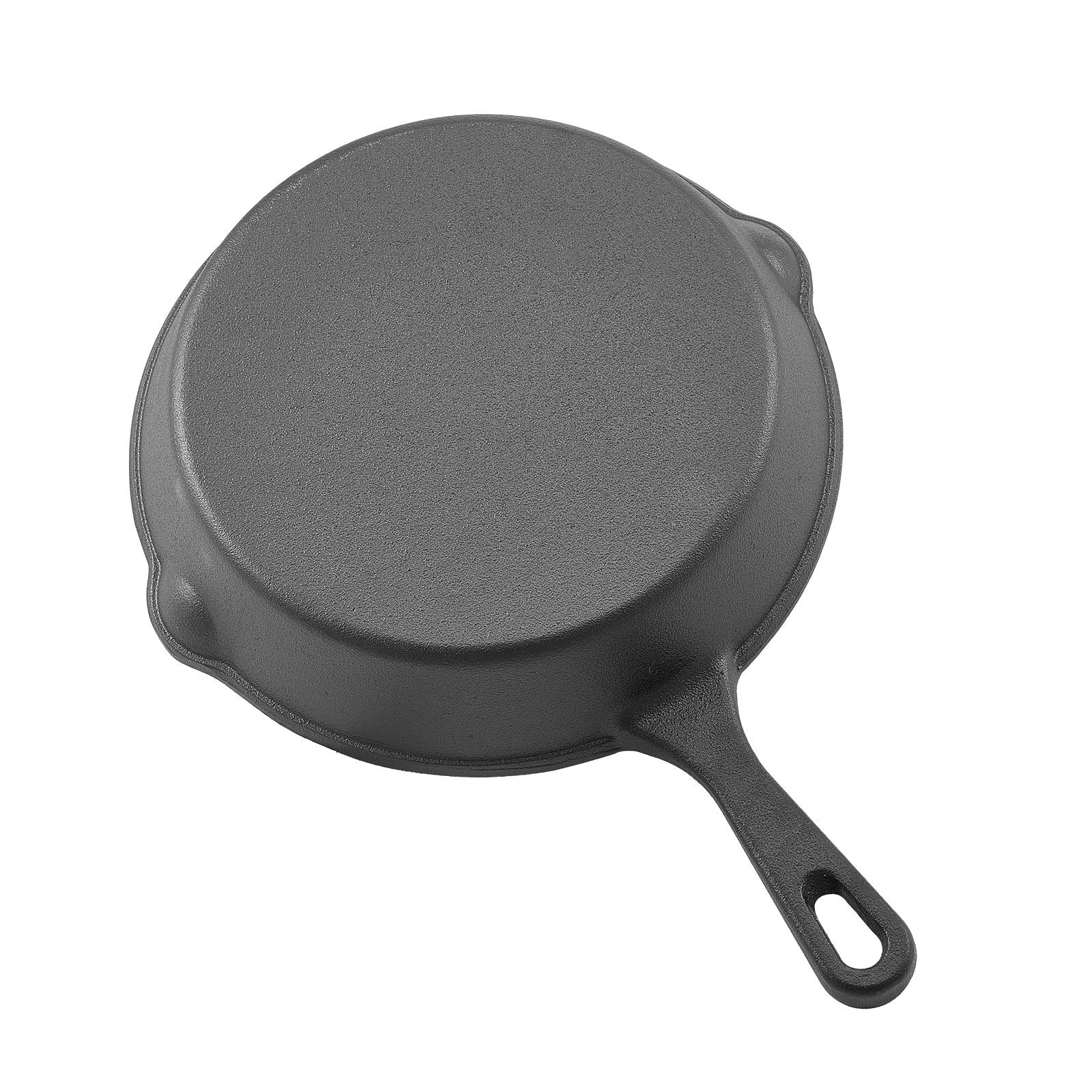 Cast Iron Skillet, 3 Pcs Frying Pan Set (160, 220, 265 mm), Heavy - Duty Skillets with Heat - Resistant Handle, Pre - Seasoned Chef's Pan, Kitchen Cookware, for Oven, Gas, Electrical, Induction, Black - Home & Garden > Kitchenware > Skillets & Frying Pans - Rivercity House & Home Co. (ABN 18 642 972 209) - Affordable Modern Furniture Australia
