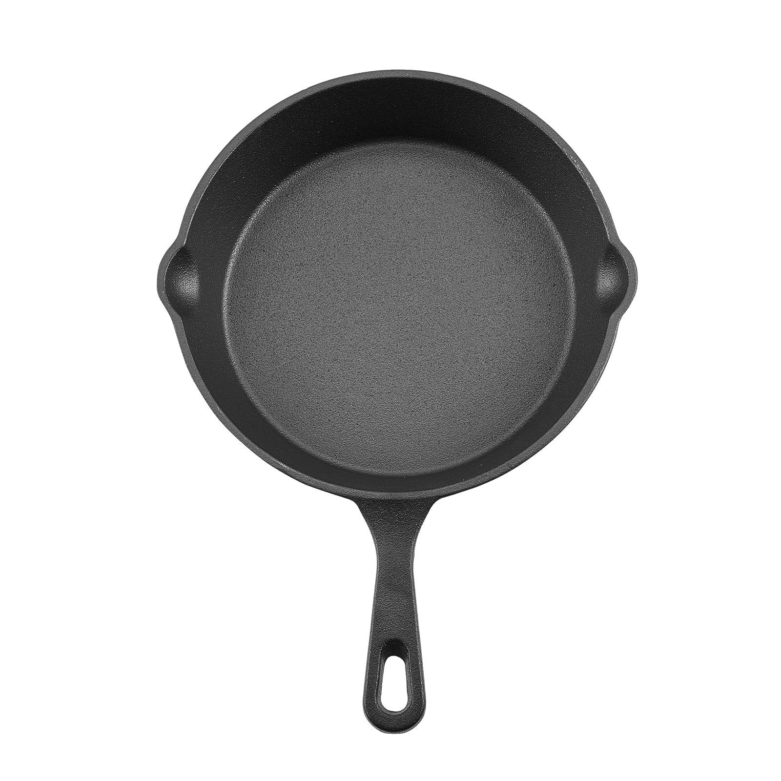 Cast Iron Skillet, 3 Pcs Frying Pan Set (160, 220, 265 mm), Heavy - Duty Skillets with Heat - Resistant Handle, Pre - Seasoned Chef's Pan, Kitchen Cookware, for Oven, Gas, Electrical, Induction, Black - Home & Garden > Kitchenware > Skillets & Frying Pans - Rivercity House & Home Co. (ABN 18 642 972 209) - Affordable Modern Furniture Australia