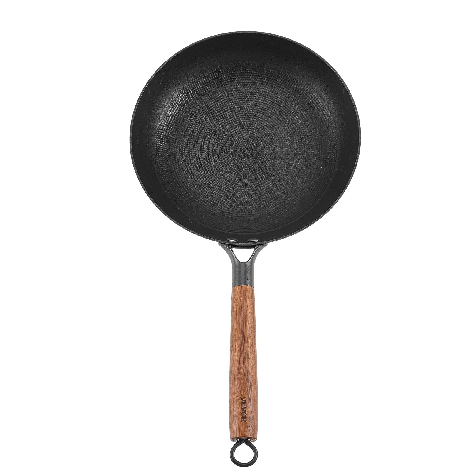 Cast Iron Skillet, 3 - Piece Frying Pan Set (205, 265, 310 mm), Nonstick Skillets with Detachable Wood Handle, Pre - Seasoned Chef's Pan, Kitchen Cookware for Gas, Electrical, and Induction, Black - Home & Garden > Kitchenware > Skillets & Frying Pans - Rivercity House & Home Co. (ABN 18 642 972 209) - Affordable Modern Furniture Australia
