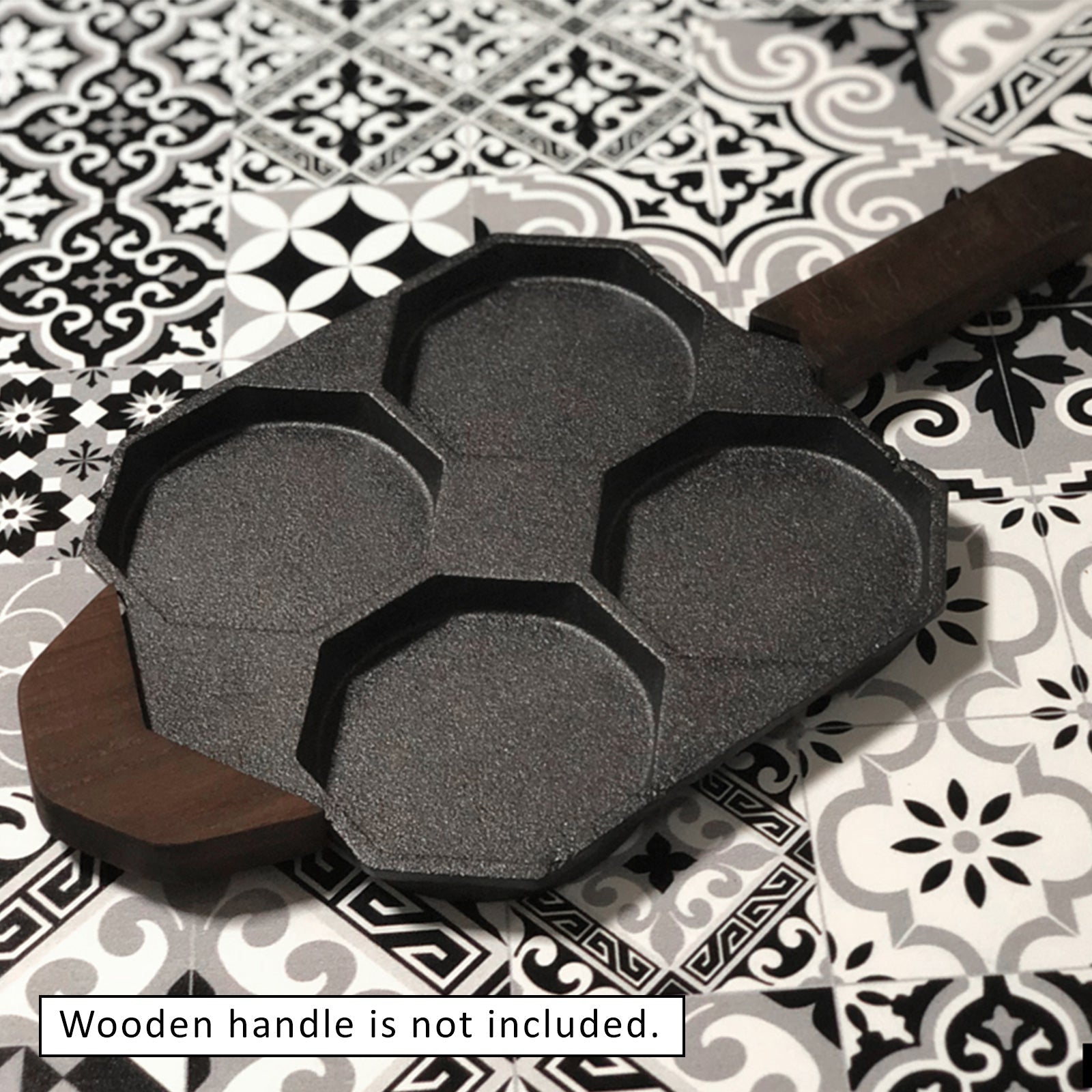 Cast - Iron Traditional Egg Pan Pre - seasoned Non - Stick 23cm - Home & Garden > Kitchenware > Skillets & Frying Pans - Rivercity House & Home Co. (ABN 18 642 972 209) - Affordable Modern Furniture Australia