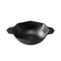 Mommy's Pot Cast-Iron Traditional 28cm Pre-Seasoned Non-Stick Wok - Black