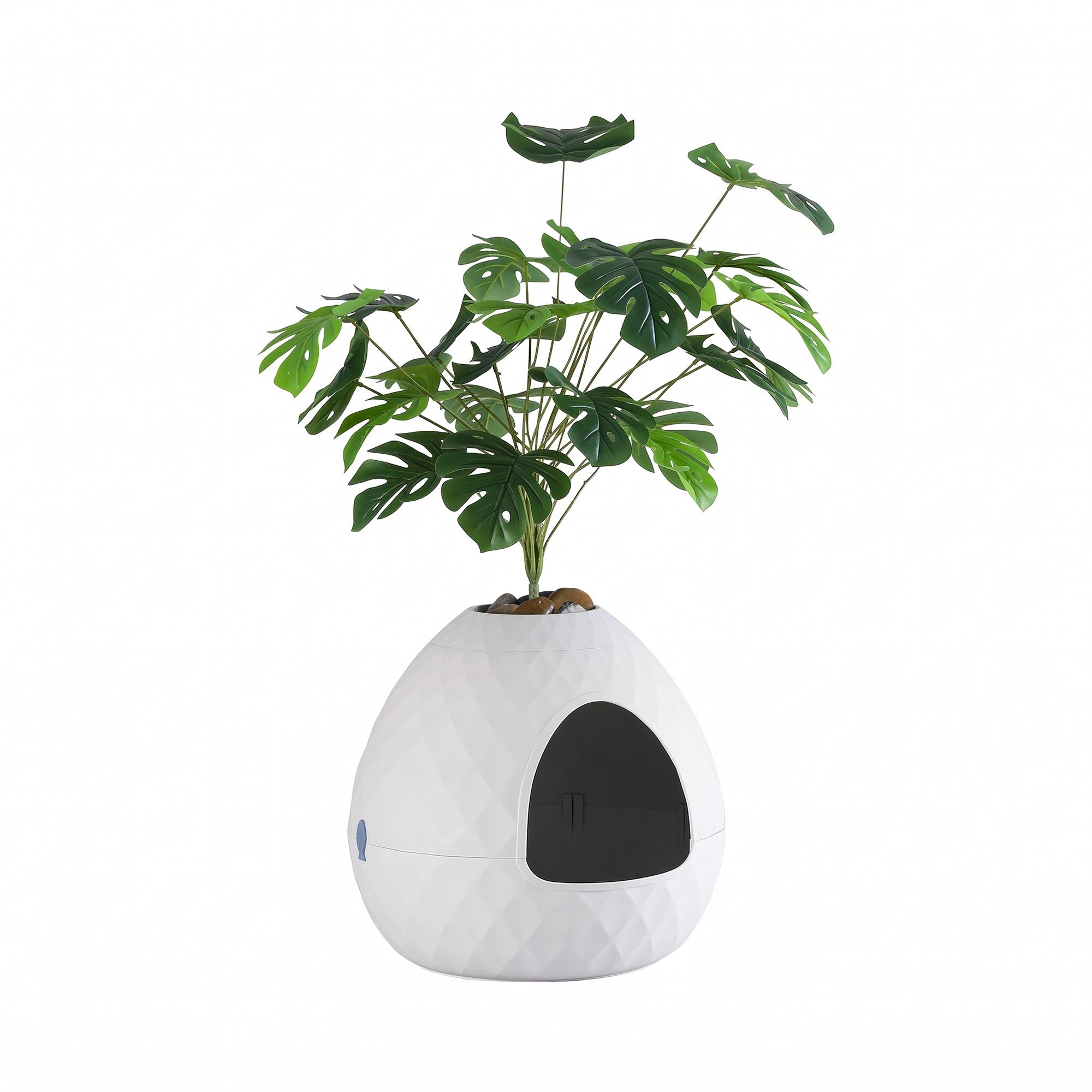 Cat Litter Box Hidden Litter Tray Enclosure Planter Furniture House White - Pet Care > Cat Supplies > Cat Furniture - Rivercity House & Home Co. (ABN 18 642 972 209) - Affordable Modern Furniture Australia