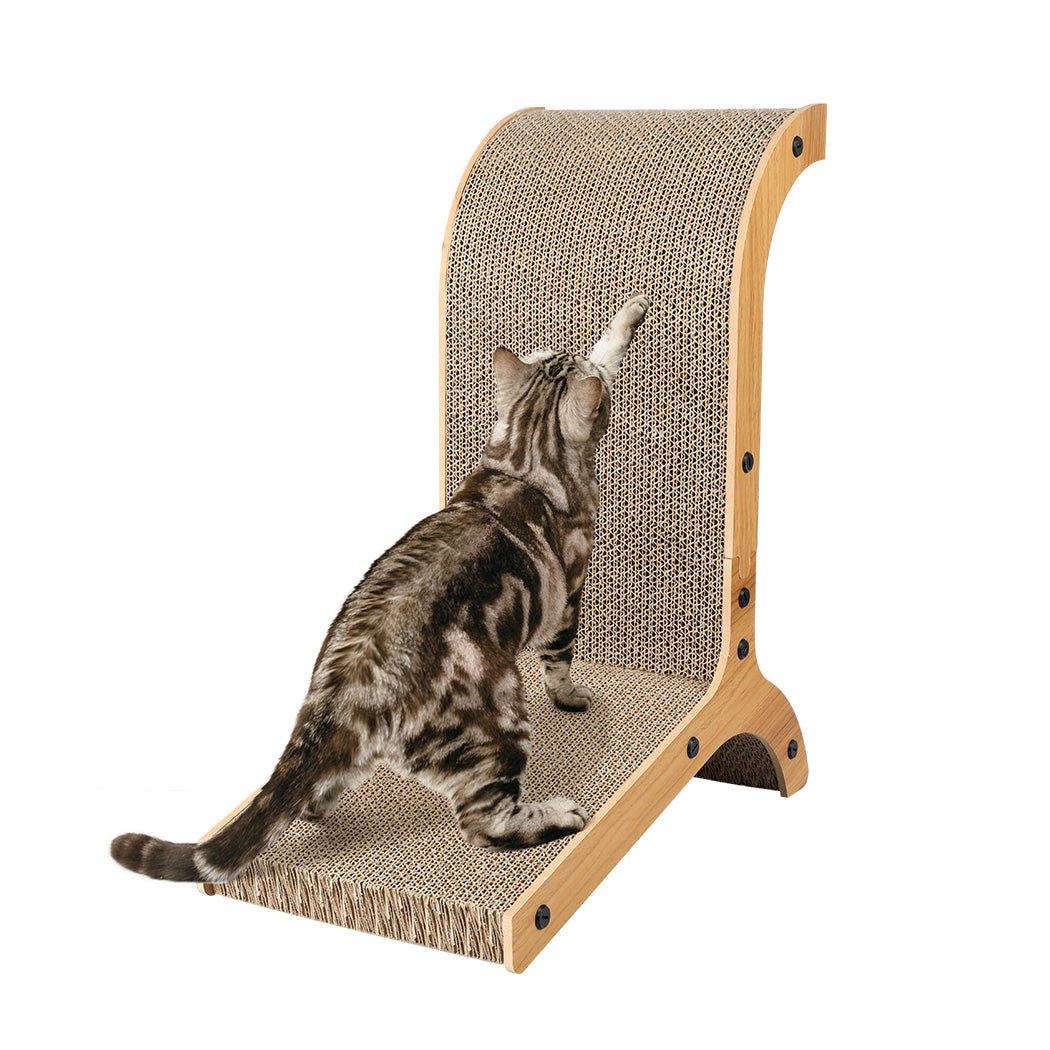 Cat Scratch Pad Cardboard Kitten Scratcher - Brown - Rivercity House & Home Co. (ABN 18 642 972 209) - Affordable Modern Furniture Australia