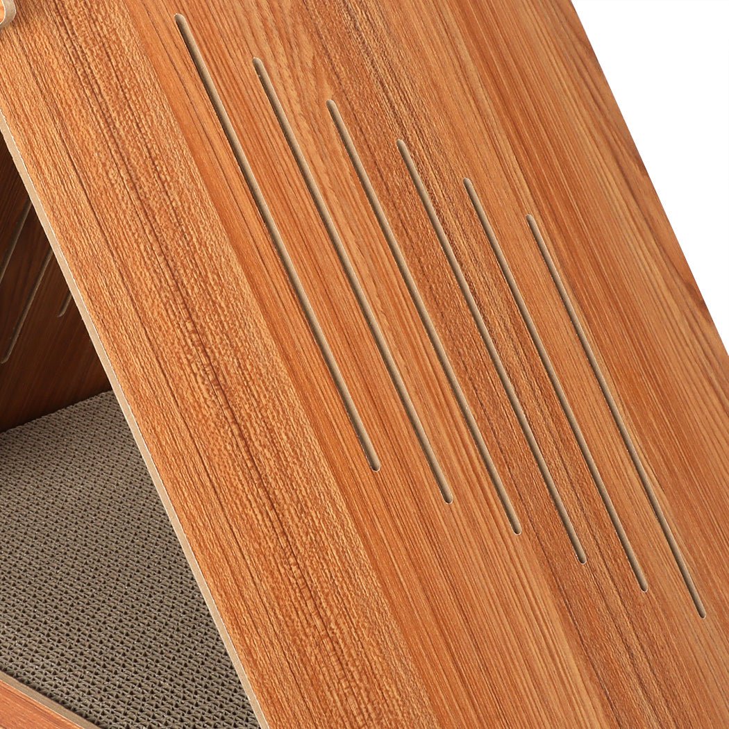 Cat Scratcher Board with Bed - Brown - Rivercity House & Home Co. (ABN 18 642 972 209) - Affordable Modern Furniture Australia
