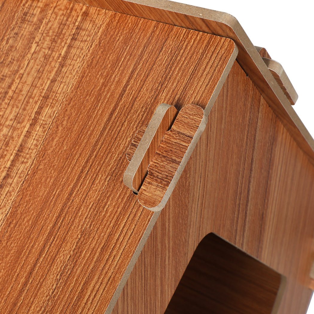 Cat Scratching Board with Bed - Brown - Rivercity House & Home Co. (ABN 18 642 972 209) - Affordable Modern Furniture Australia