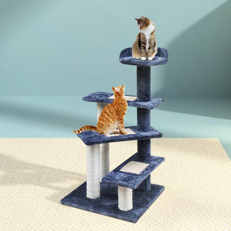 Cat Tree 100cm Trees Scratching Post Scratcher Tower Condo House Furniture Wood Steps - Pet Care > Cat Supplies - Rivercity House & Home Co. (ABN 18 642 972 209) - Affordable Modern Furniture Australia