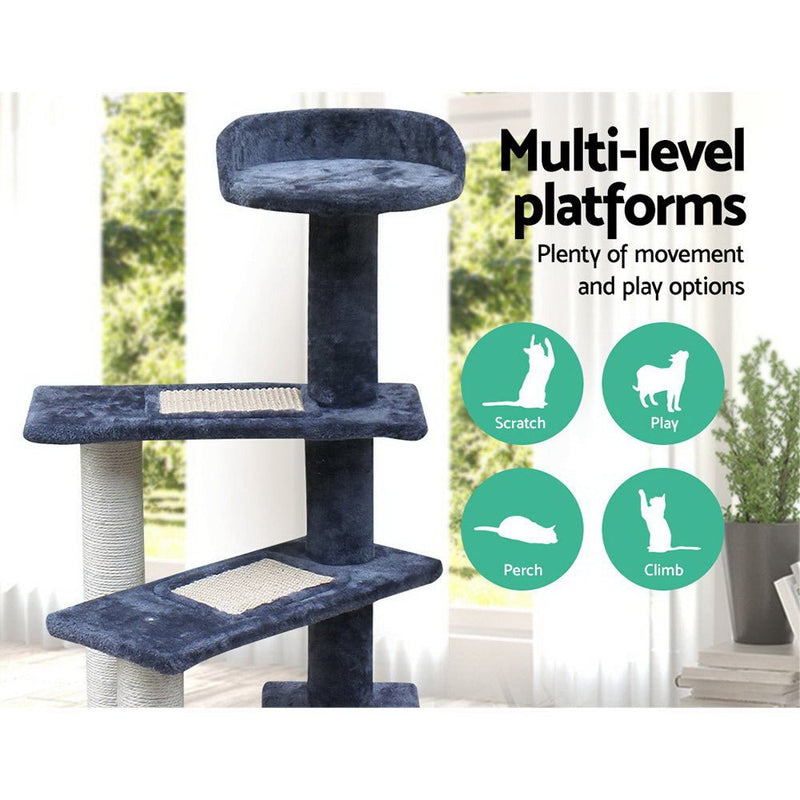 Cat Tree 100cm Trees Scratching Post Scratcher Tower Condo House Furniture Wood Steps - Pet Care > Cat Supplies - Rivercity House & Home Co. (ABN 18 642 972 209) - Affordable Modern Furniture Australia