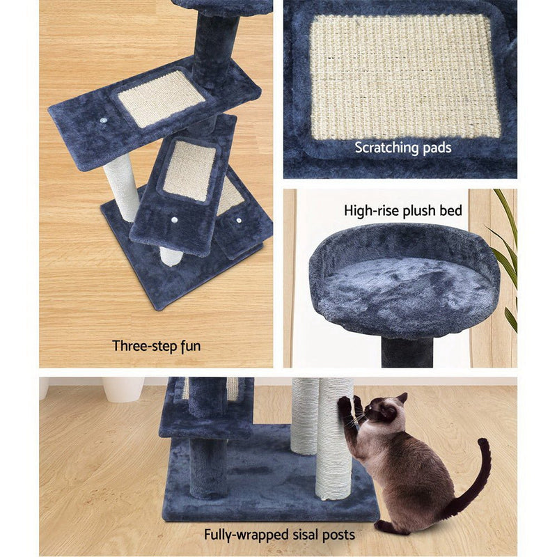 Cat Tree 100cm Trees Scratching Post Scratcher Tower Condo House Furniture Wood Steps - Pet Care > Cat Supplies - Rivercity House & Home Co. (ABN 18 642 972 209) - Affordable Modern Furniture Australia