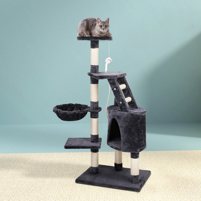 Cat Tree 120cm Trees Scratching Post Scratcher Tower Condo House Furniture Wood Multi Level - Pet Care > Cat Supplies - Rivercity House & Home Co. (ABN 18 642 972 209) - Affordable Modern Furniture Australia