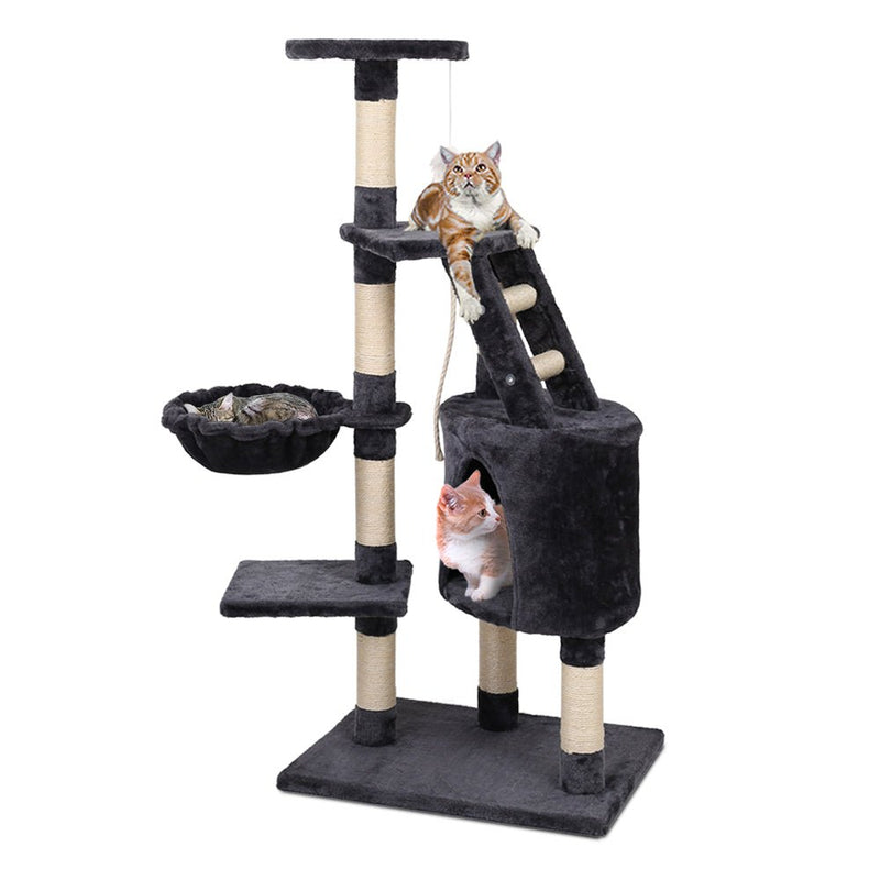 Cat Tree 120cm Trees Scratching Post Scratcher Tower Condo House Furniture Wood Multi Level - Pet Care > Cat Supplies - Rivercity House & Home Co. (ABN 18 642 972 209) - Affordable Modern Furniture Australia