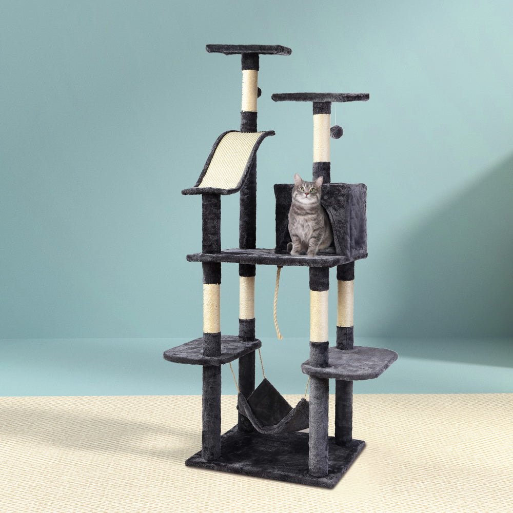 Cat Tree 171cm Trees Scratching Post Scratcher Tower Condo House Furniture Wood - Rivercity House & Home Co. (ABN 18 642 972 209) - Affordable Modern Furniture Australia