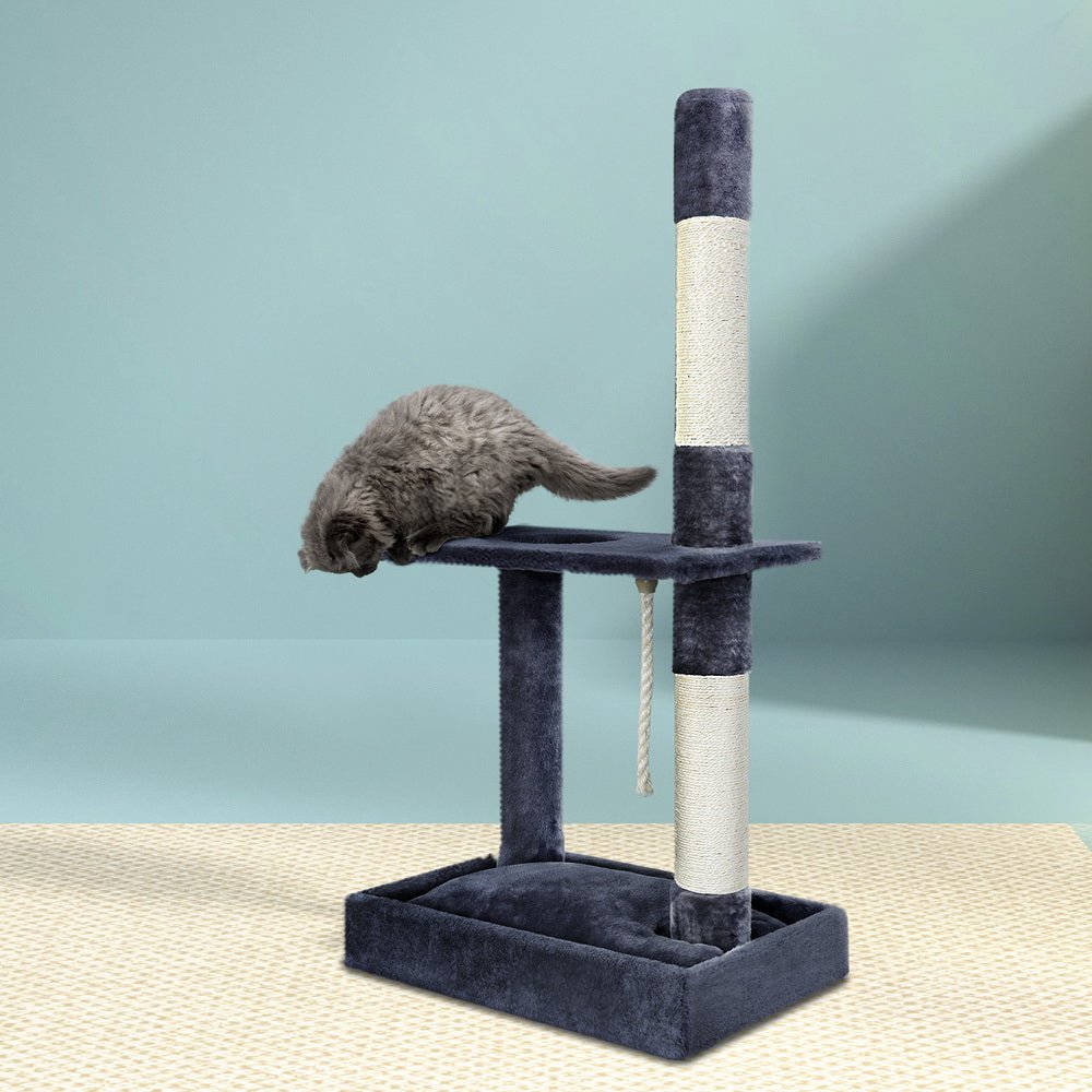 Cat Tree Scratching Post Scratcher Tower Condo House Grey 102cm - Pet Care > Cat Supplies - Rivercity House & Home Co. (ABN 18 642 972 209) - Affordable Modern Furniture Australia