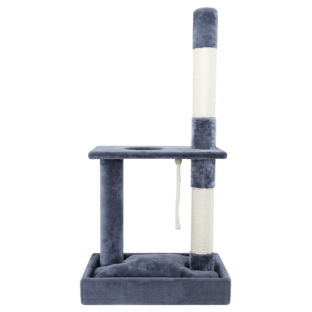 Cat Tree Scratching Post Scratcher Tower Condo House Grey 102cm - Pet Care > Cat Supplies - Rivercity House & Home Co. (ABN 18 642 972 209) - Affordable Modern Furniture Australia