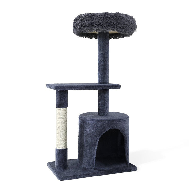 Cat Tree Scratching Post Scratcher Tower Condo House Grey 94cm - Pet Care > Cat Supplies - Rivercity House & Home Co. (ABN 18 642 972 209) - Affordable Modern Furniture Australia