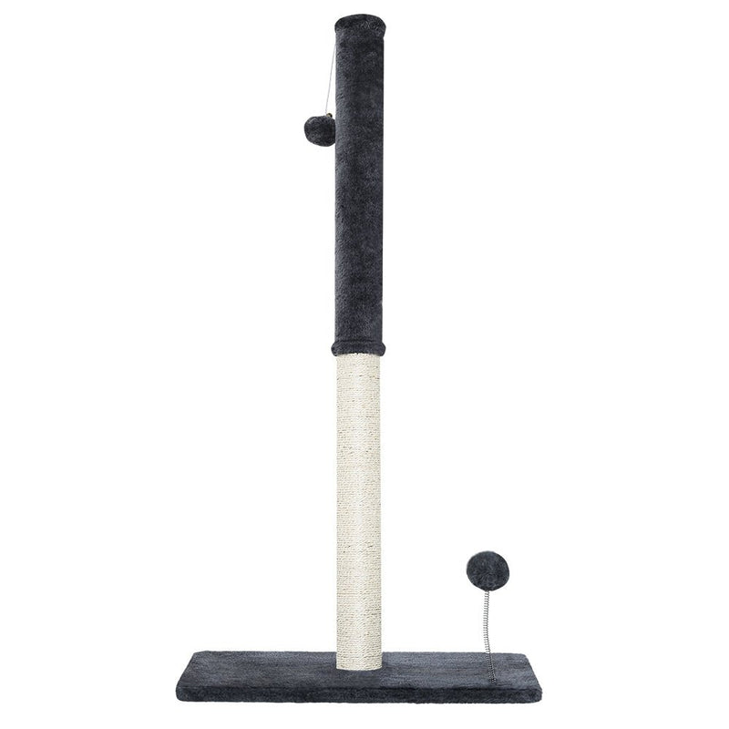 Cat Tree Scratching Post Scratcher Tower Condo House Hanging toys Grey 105cm - Pet Care > Cat Supplies - Rivercity House & Home Co. (ABN 18 642 972 209) - Affordable Modern Furniture Australia