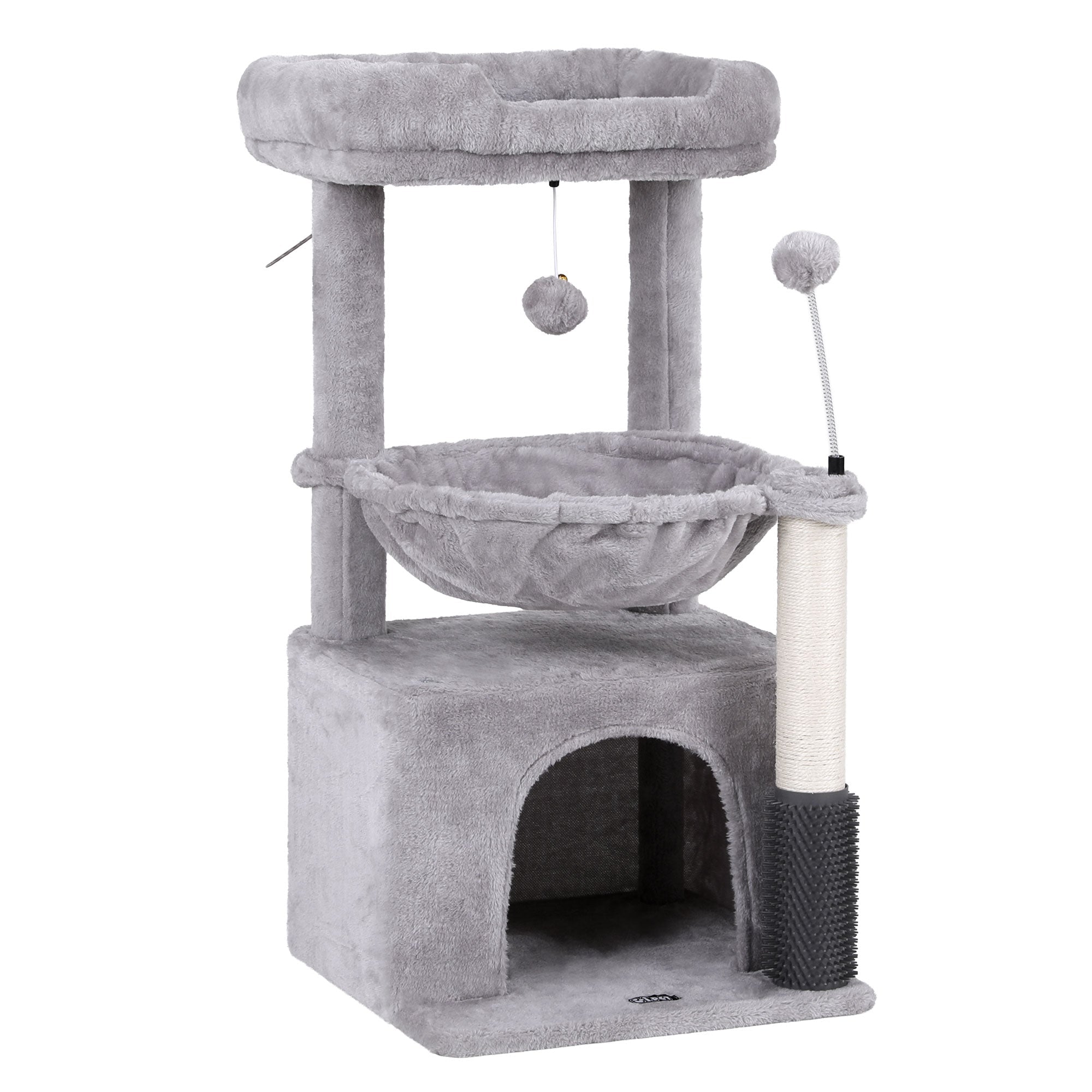 Cat Tree Tower 82cm Scratching Post Furniture Scratcher House Light Grey - Pet Care > Cat Supplies > Cat Scratching Posts - Rivercity House & Home Co. (ABN 18 642 972 209) - Affordable Modern Furniture Australia