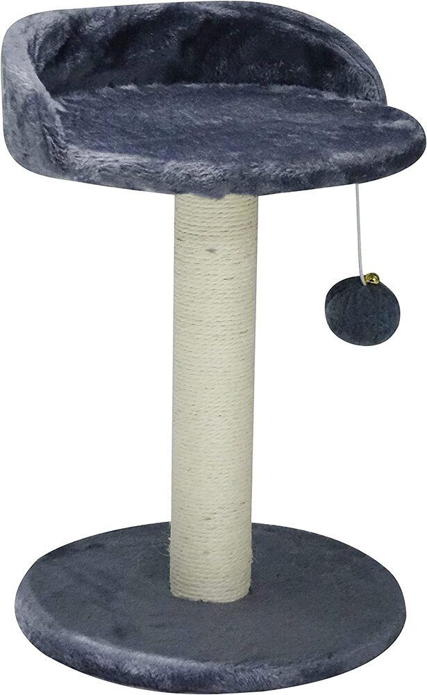 Cat Tree Tower for Indoor Cats with Plush Perch, Sisal Scratching Post & Hanging Ball Toy for Kittens or Small Breeds - Neutral - Pet Care > Cat Supplies > Cat Scratching Posts - Rivercity House & Home Co. (ABN 18 642 972 209) - Affordable Modern Furniture Australia