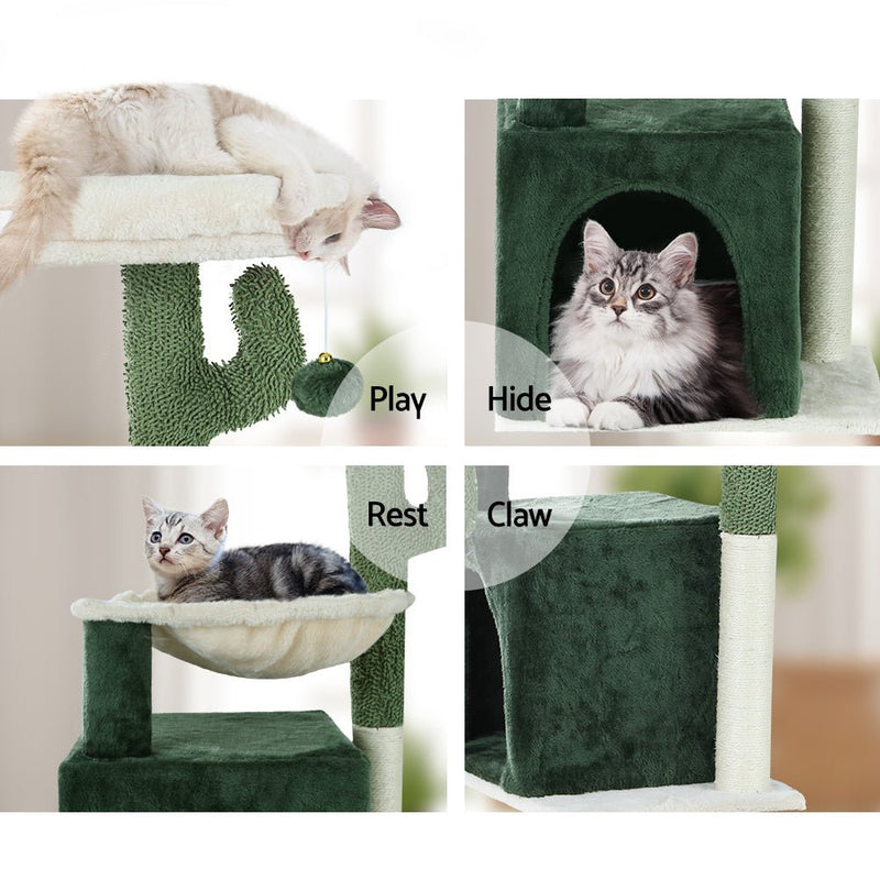 Cat Tree Tower Scratching Post Scratcher Wood Condo Bed Toys House 78cm - Pet Care > Cat Supplies - Rivercity House & Home Co. (ABN 18 642 972 209) - Affordable Modern Furniture Australia