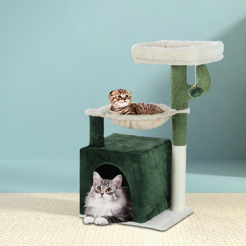 Cat Tree Tower Scratching Post Scratcher Wood Condo Bed Toys House 78cm - Pet Care > Cat Supplies - Rivercity House & Home Co. (ABN 18 642 972 209) - Affordable Modern Furniture Australia