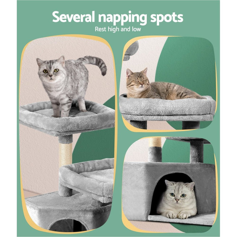 Cat Tree Tower Scratching Post Scratcher Wood Condo House Bed Trees 69cm - Pet Care > Cat Supplies - Rivercity House & Home Co. (ABN 18 642 972 209) - Affordable Modern Furniture Australia