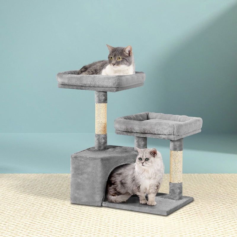 Cat Tree Tower Scratching Post Scratcher Wood Condo House Bed Trees 69cm - Pet Care > Cat Supplies - Rivercity House & Home Co. (ABN 18 642 972 209) - Affordable Modern Furniture Australia