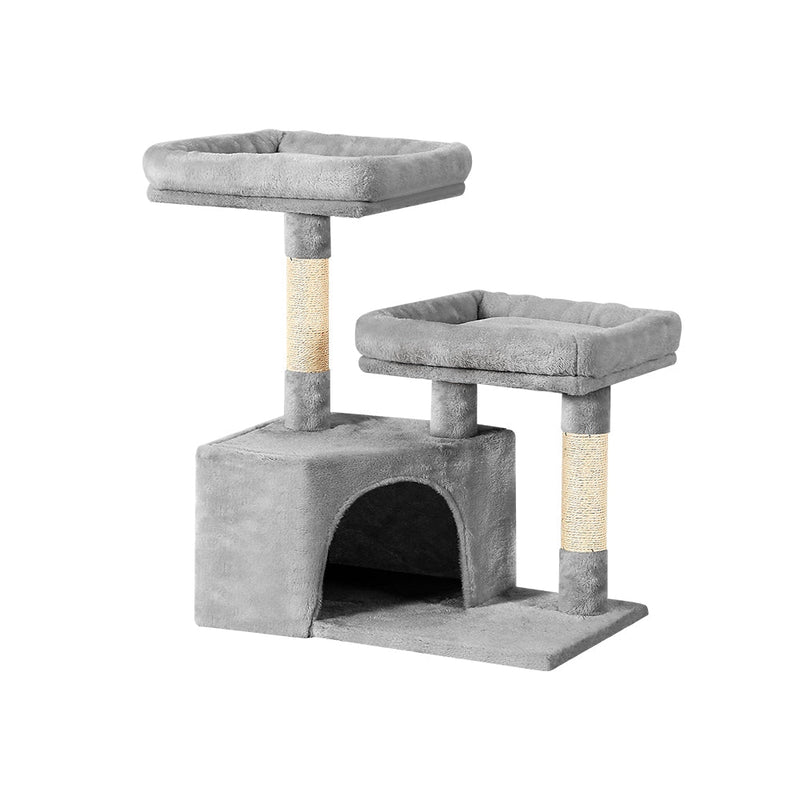 Cat Tree Tower Scratching Post Scratcher Wood Condo House Bed Trees 69cm - Pet Care > Cat Supplies - Rivercity House & Home Co. (ABN 18 642 972 209) - Affordable Modern Furniture Australia