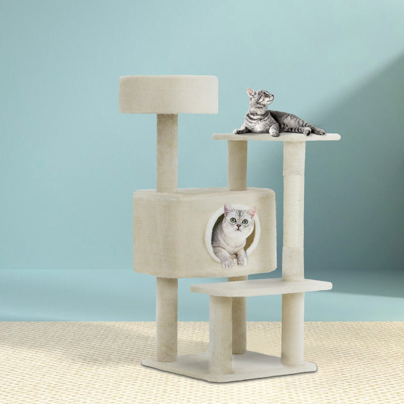 Cat Tree Tower Scratching Post Scratcher Wood Condo House Bed Trees 90cm - Pet Care > Cat Supplies - Rivercity House & Home Co. (ABN 18 642 972 209) - Affordable Modern Furniture Australia