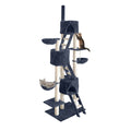 Cat Tree Trees Scratching Post Scratcher Tower Condo House Grey 244cm