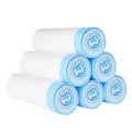 Cat Waste Bags 6 Rolls 120pcs Disposable - White