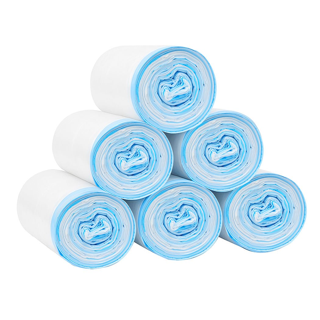 Cat Waste Bags 6 Rolls 120pcs Disposable - White - Rivercity House & Home Co. (ABN 18 642 972 209) - Affordable Modern Furniture Australia
