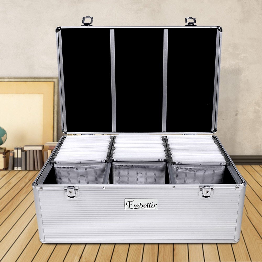 CD Case DVD Cases Storage Box 500 Discs Aluminium Case DVD Folders - Gift & Novelty > DVDs, CDs and Blurays > Sci - Fi DVDs & Blu - rays - Rivercity House & Home Co. (ABN 18 642 972 209) - Affordable Modern Furniture Australia