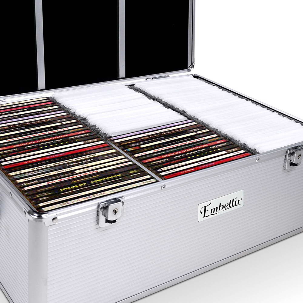 CD Case DVD Cases Storage Box 500 Discs Aluminium Case DVD Folders - Gift & Novelty > DVDs, CDs and Blurays > Sci - Fi DVDs & Blu - rays - Rivercity House & Home Co. (ABN 18 642 972 209) - Affordable Modern Furniture Australia