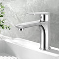 Bathroom Basin Mixer Tap Brass Faucet for Vanity & Laundry Sink - Chrome
