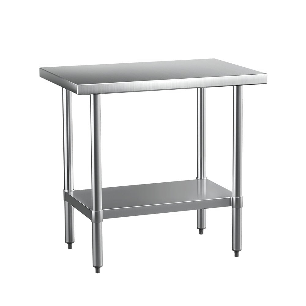 Cefito Stainless Steel Kitchen Benches Work Bench 910x610mm 430 - Furniture > Dining - Rivercity House & Home Co. (ABN 18 642 972 209) - Affordable Modern Furniture Australia