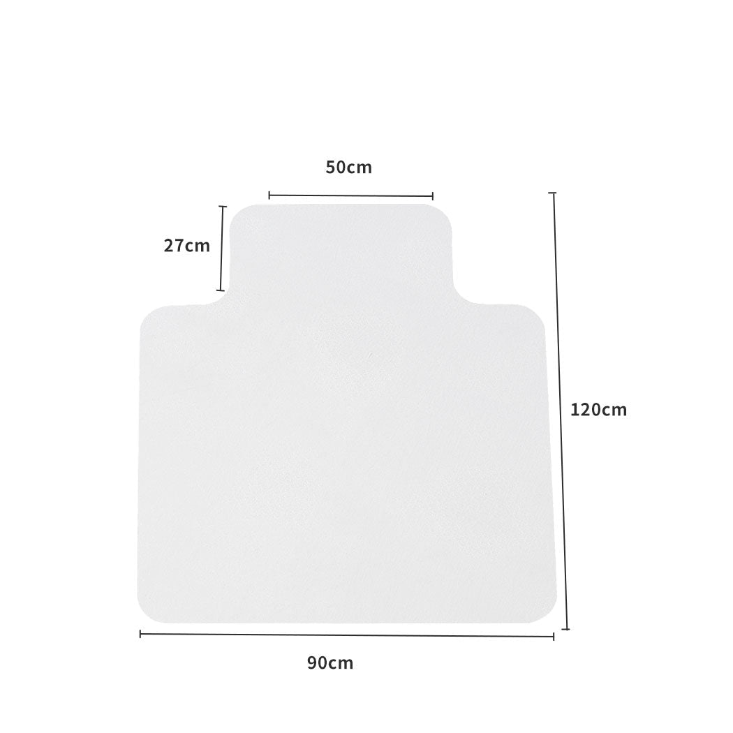 Chair Mat for Carpet Floor Protection with Grippers 120x90cm - Clear - Rivercity House & Home Co. (ABN 18 642 972 209) - Affordable Modern Furniture Australia