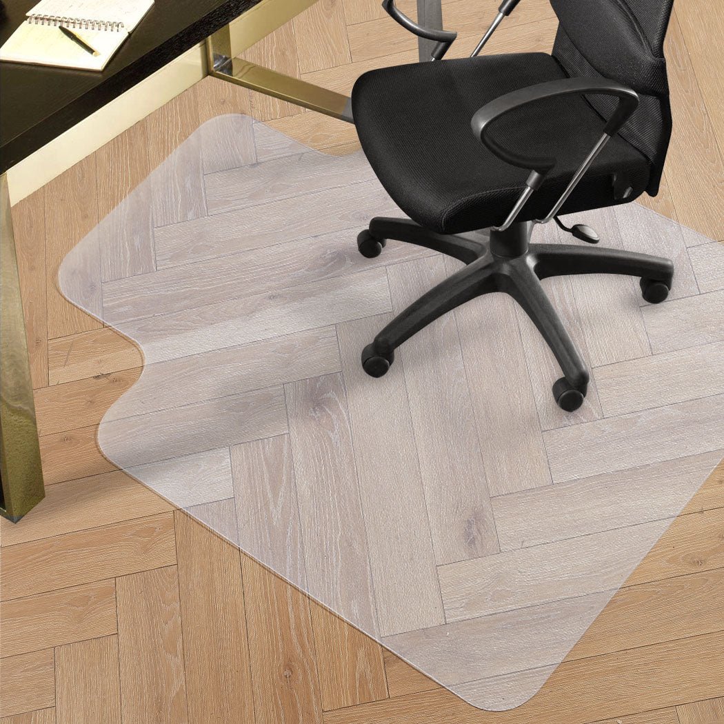 Chair Mat for Carpet Floor Protection with Grippers 120x90cm - Clear - Rivercity House & Home Co. (ABN 18 642 972 209) - Affordable Modern Furniture Australia