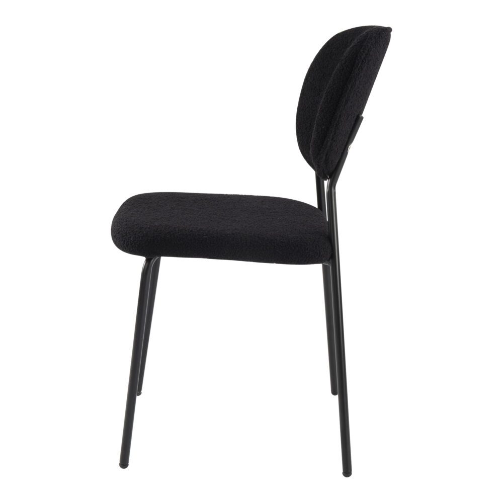 Charcoal Charm Armless Dining Chair Set of 2 - Charcoal - Furniture > Dining > Kitchen & Dining Chairs - Rivercity House & Home Co. (ABN 18 642 972 209) - Affordable Modern Furniture Australia