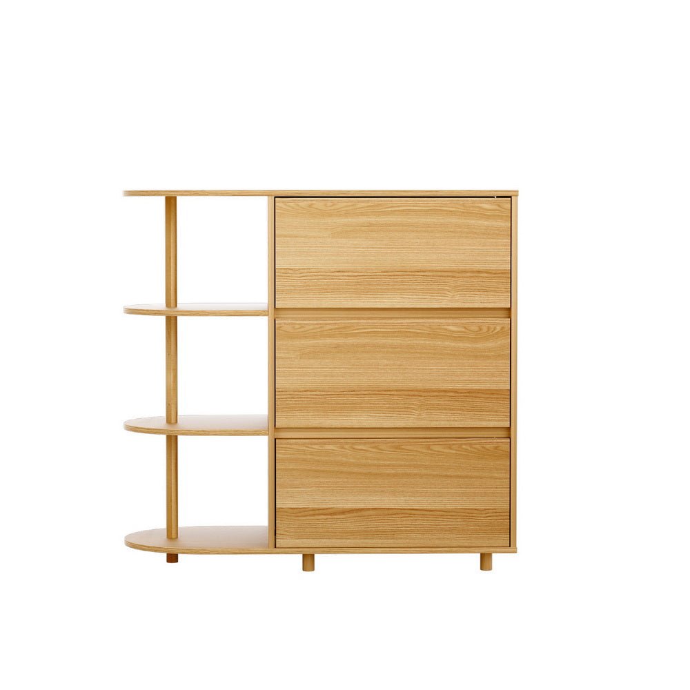 Chest of 3 Drawers Storage Cabinet 3 Shelves Pine - Furniture > Bedroom > Dressers - Rivercity House & Home Co. (ABN 18 642 972 209) - Affordable Modern Furniture Australia