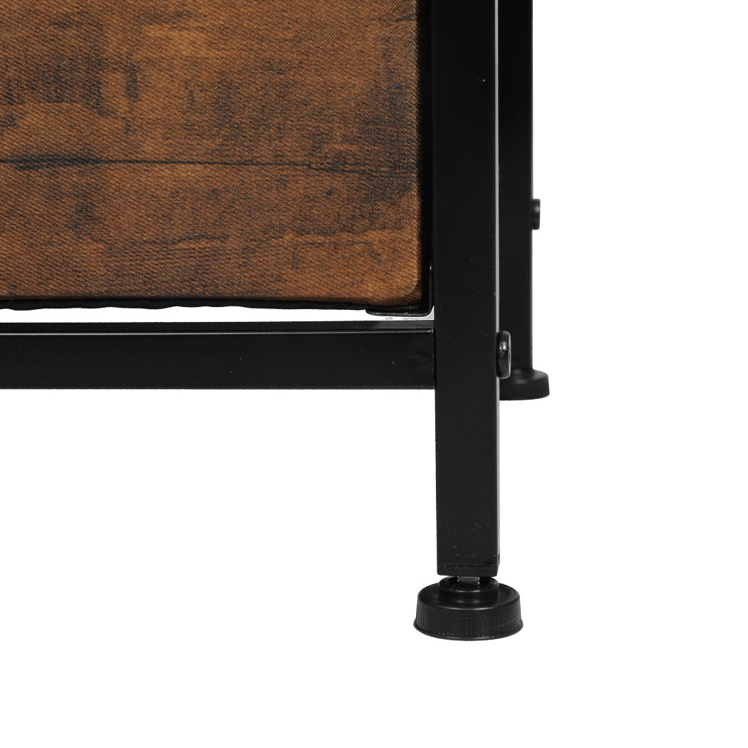 Chest of Drawers Storage Cabinet Tower with Removable Drawers - Brown - Rivercity House & Home Co. (ABN 18 642 972 209) - Affordable Modern Furniture Australia