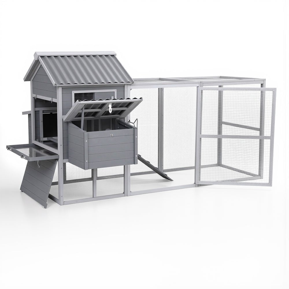 Chicken Coop Rabbit Hutch Extra Large Wooden Run Bunny Cage Poultry House Outdoor - Pet Care > Coops & Hutches > Small Animal Habitats & Cages - Rivercity House & Home Co. (ABN 18 642 972 209) - Affordable Modern Furniture Australia